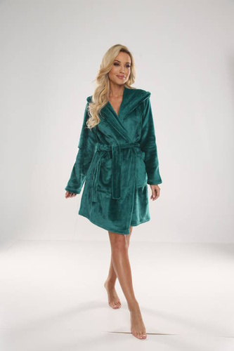 626 Abigail Dámsky krátky župan Forex - zelený