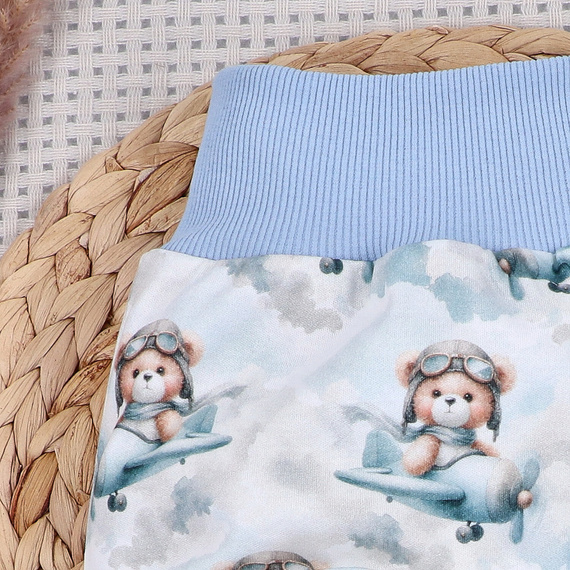 NINI Baby Bear Pilot organické detské polodupačky 100 % ABN-5750/PIL
