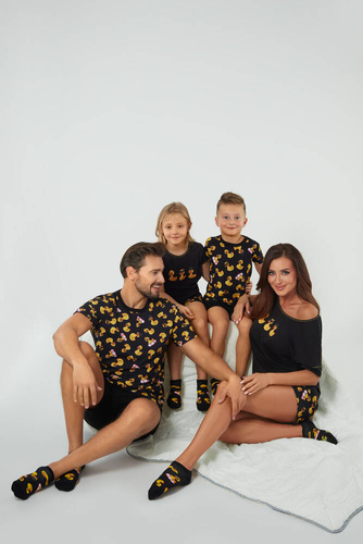 Anatre Chlapčenské pyžamo Italian Fashion - potlač/čierna