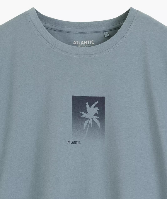 NMP-398 Letné Pánske Pyžamo 100 % Bavlna Peach