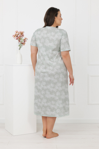 Dámska nočná košeľa Eleni Italian Fashion 100% bavlna, krátky rukáv