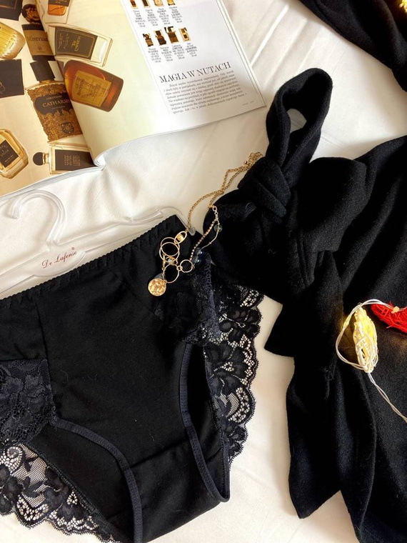 530 Iness Vysoké nohavičky De lafense - čierne