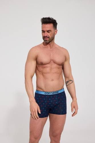 Cornette Tattoo Billionaire 2 280/259 pánske bavlnené boxerky čierne