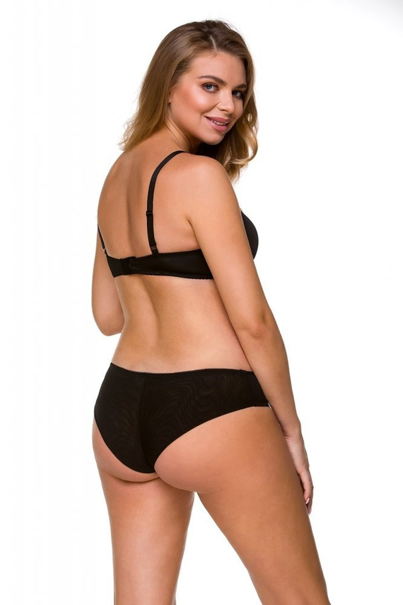 3036 Kojiaca podprsenka LUPOLINE - čierna