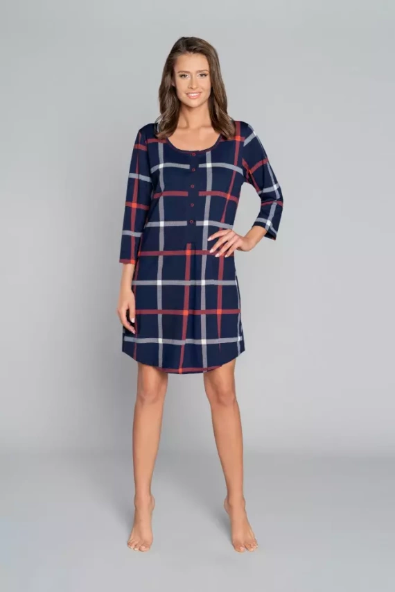 Izera dámske tričko s 3/4 rukávom pre dojčiace ženy Talianska móda - potlač