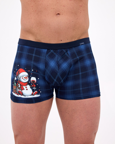007/80 Cornette - pánske vianočné boxerky, 95% bavlna, 5% elastan, balené