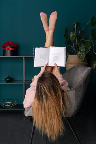 Almonnd 20 DEN Bodkované ponožky LivCo Corsetti Fashion