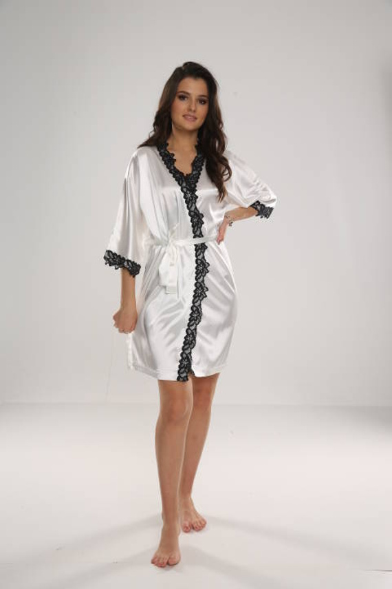 929 Kleoree Dámsky župan De Lafense - perlový