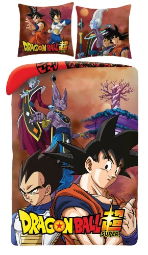 Detské posteľné prádlo Dragon Ball Halantex - farebná súprava, polyester