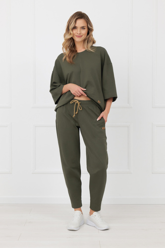 Mikina Kaori Italian Fashion 3/4 rukáv bavlna