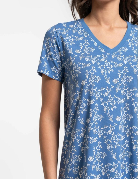 Dámska nočná košeľa Moraj PDK2700-009 bavlna V výstrih pohodlie