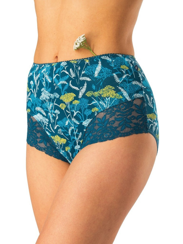 Dámske nohavičky Key LPF 577 modré - bavlnené, pohodlné, 2 ks v balení