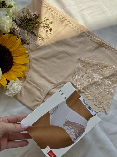 530 Iness Vysoké nohavičky De lafense - béžové