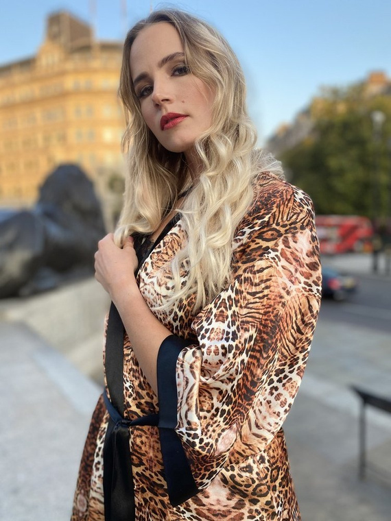 417 Valentina dámsky župan Forex - béžový