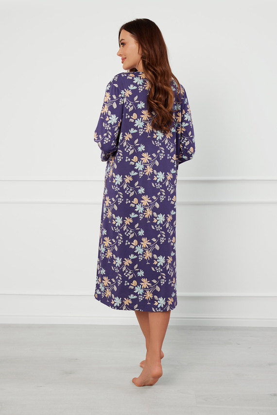 Nočná košeľa Pulia, 3/4 rukáv Talianska móda - potlač