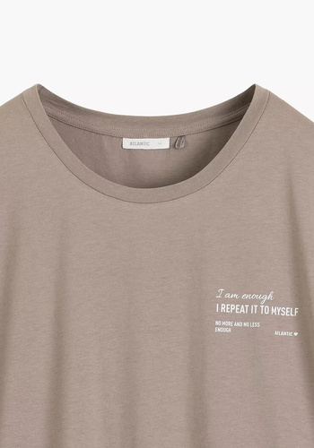 NLD-001 dámska nočná košeľa 100% bavlna, voľný strih