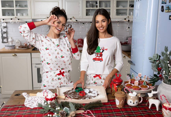 Dámske pyžamo Lillian Sensis -ecru