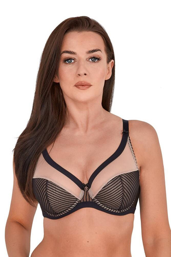 BS 1211 Polovystužená podprsenka Kim Gaia čierno-béžová