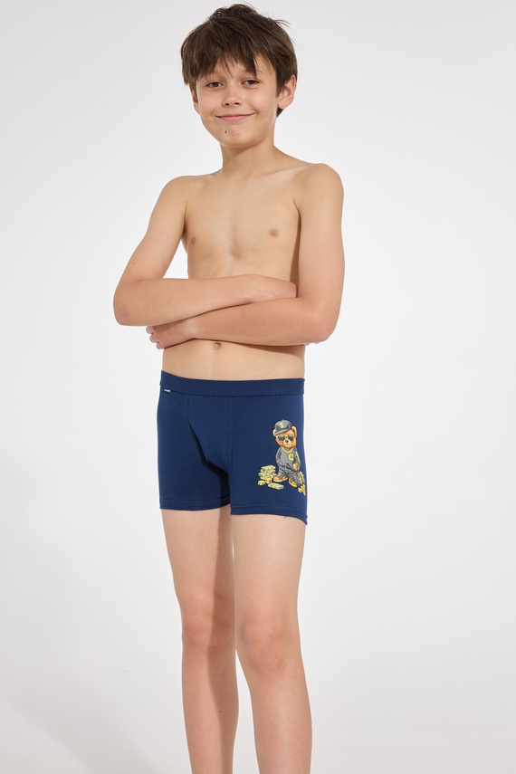 Cornette Kids Boy 700/158, 701/158 Gangsta 2 bavlnené chlapčenské boxerky s potlačou