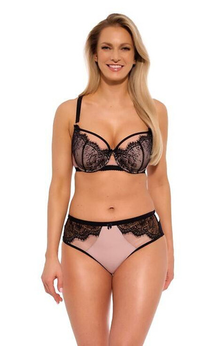 BS 1273 Polovystužená podprsenka Aina Gaia - čierna