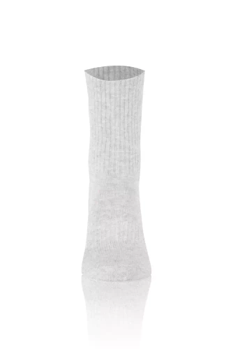 S150D Polodlhé froté ponožky Italian Fashion - light melange