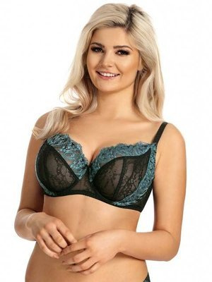 2117 Mäkká podprsenka Lupoline - zelená