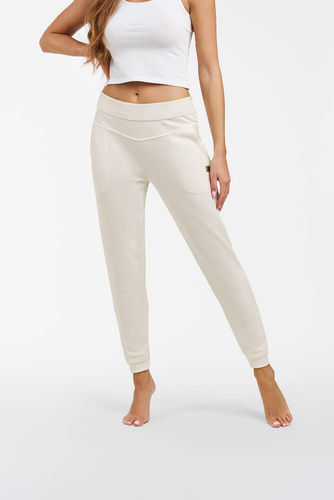 Roma Dámske tepláky Italian Fashion - ecru