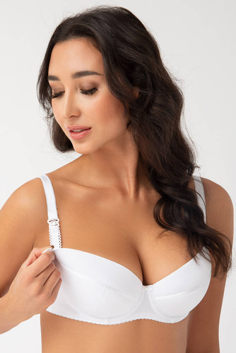 Gorsenia MK01 Ana Podprsenka na dojčenie - biela