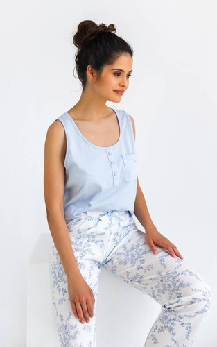 Dámske pyžamo Arely Sensis - modré