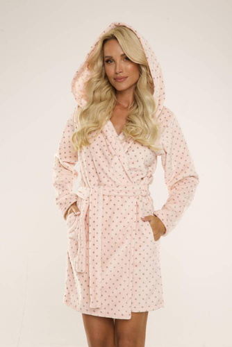 546 Melanie Dámsky krátky župan Forex - lososový