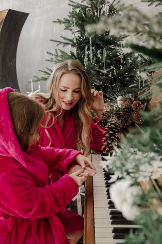 730 Detský župan Serena Forex - malinový