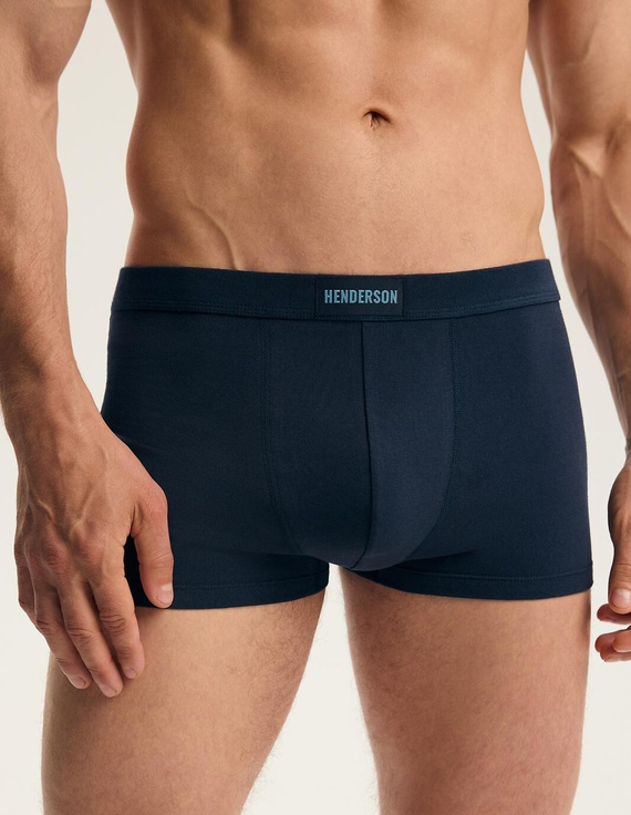 Pánske boxerky Henderson 46100 Fur2 2-pak bavlnené so širokou gumou a logom