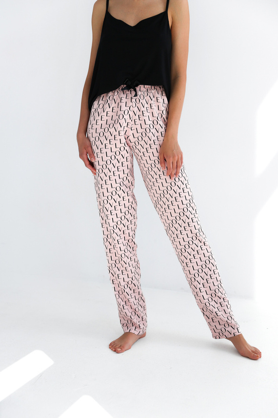 Dámske pyžamo Paula Sensis - čierne