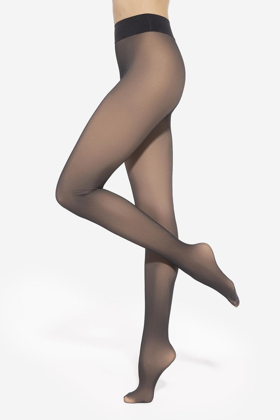 Priehľadné pančuchy s efektom Gatta 120 den - nepriehľadné pančuchy s efektom priesvitnej pokožky