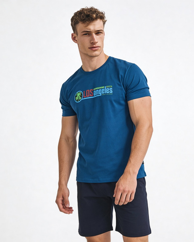 Cornette F&Y 500/54 Los Angeles– tínedžerské pyžamo pre chlapcov 100% bavlna s krátkym rukávom