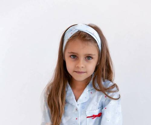 Čelenka pre dievčatá White bear Kids Sensis - modrá