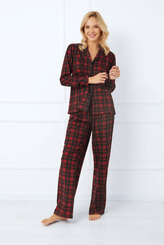 Nicola Dámske pyžamo s dlhým rukávom, dlhé nohavice Talianska móda - potlač