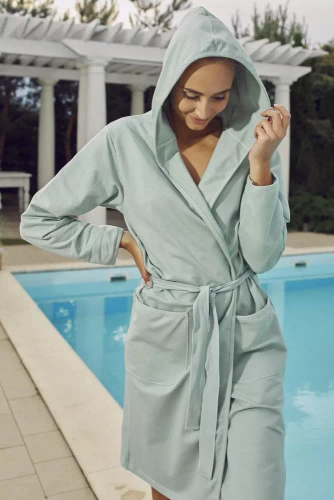 Karina Dámsky župan Italian Fashion - mätový