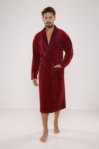 666 Ronaldo pánsky župan De Lafense - bordový