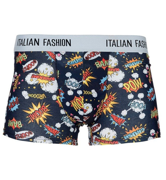 Boom Pánske boxerky Italian Fashion - tmavomodré
