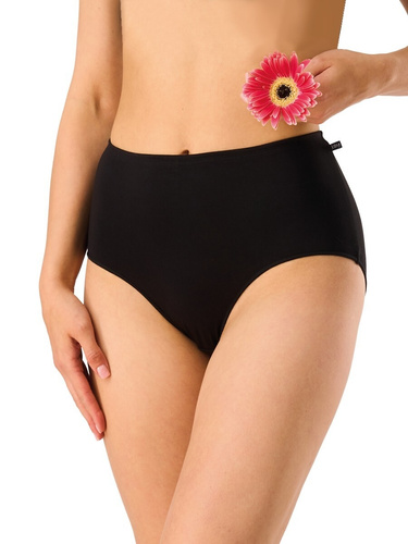 Kľúč LPF 006 dámske nohavičky čierne - bambusové, elegantné, v krabici