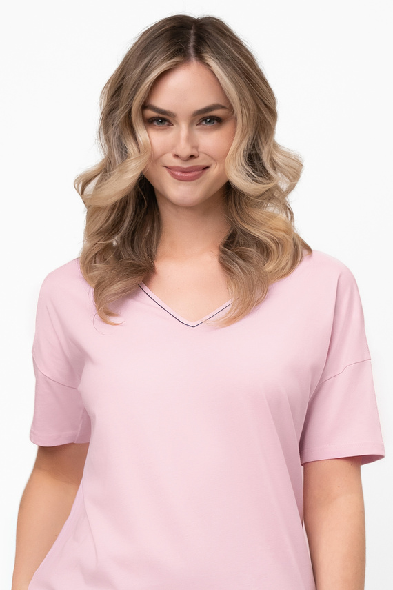 Dámske bavlnené pyžamo Marisal - krátky rukáv, krátke nohavice Italian Fashion