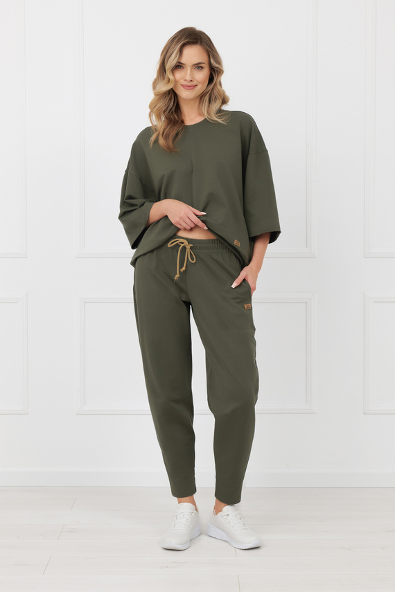 Mikina Kaori Italian Fashion 3/4 rukáv bavlna