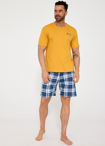 Pánske pyžamo Cornette 326/213 Montana 2 100% bavlna krátky rukáv