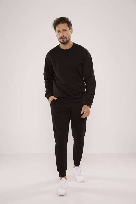 728 Pánska mikina Just Forex - čierna