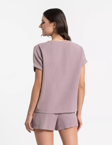 Moraj PDD3500-019 Mocca – dámske pyžamo 100% bavlna mušelín