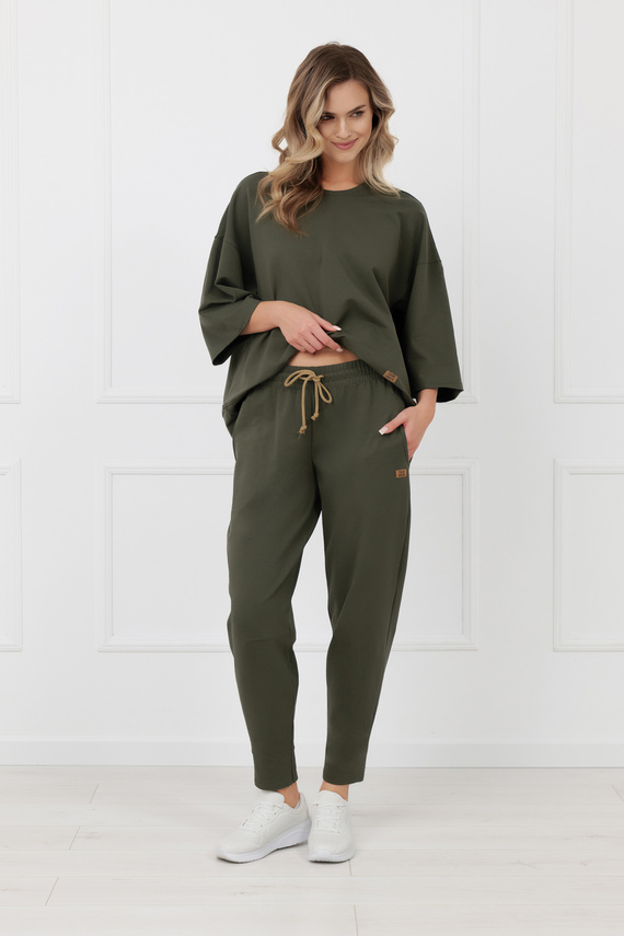 Mikina Kaori Italian Fashion 3/4 rukáv bavlna