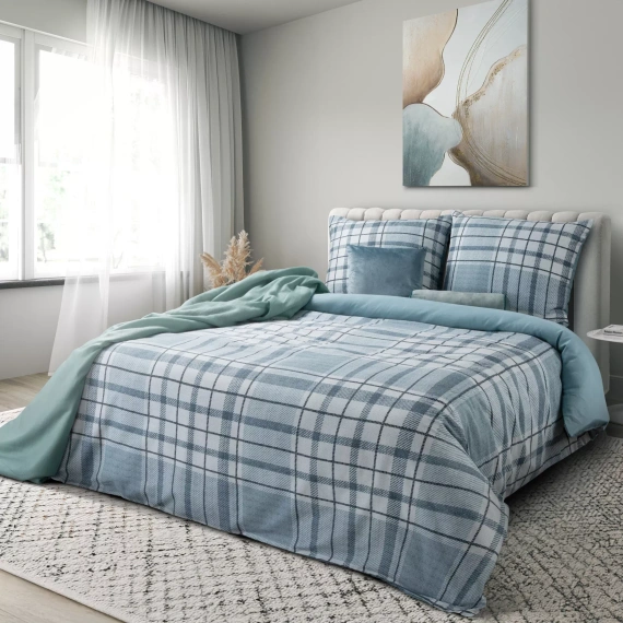 Eurofirany SPRING 95 obliečky 100% bavlnený satén kocka Oeko-Tex