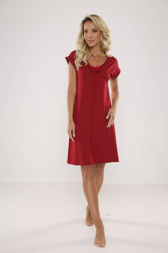 870 Nočná košeľa Visa De Lafense - bordová