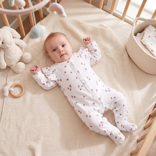 Nicol Hania 226031 bavlnený dojčenský overal Kvetinky